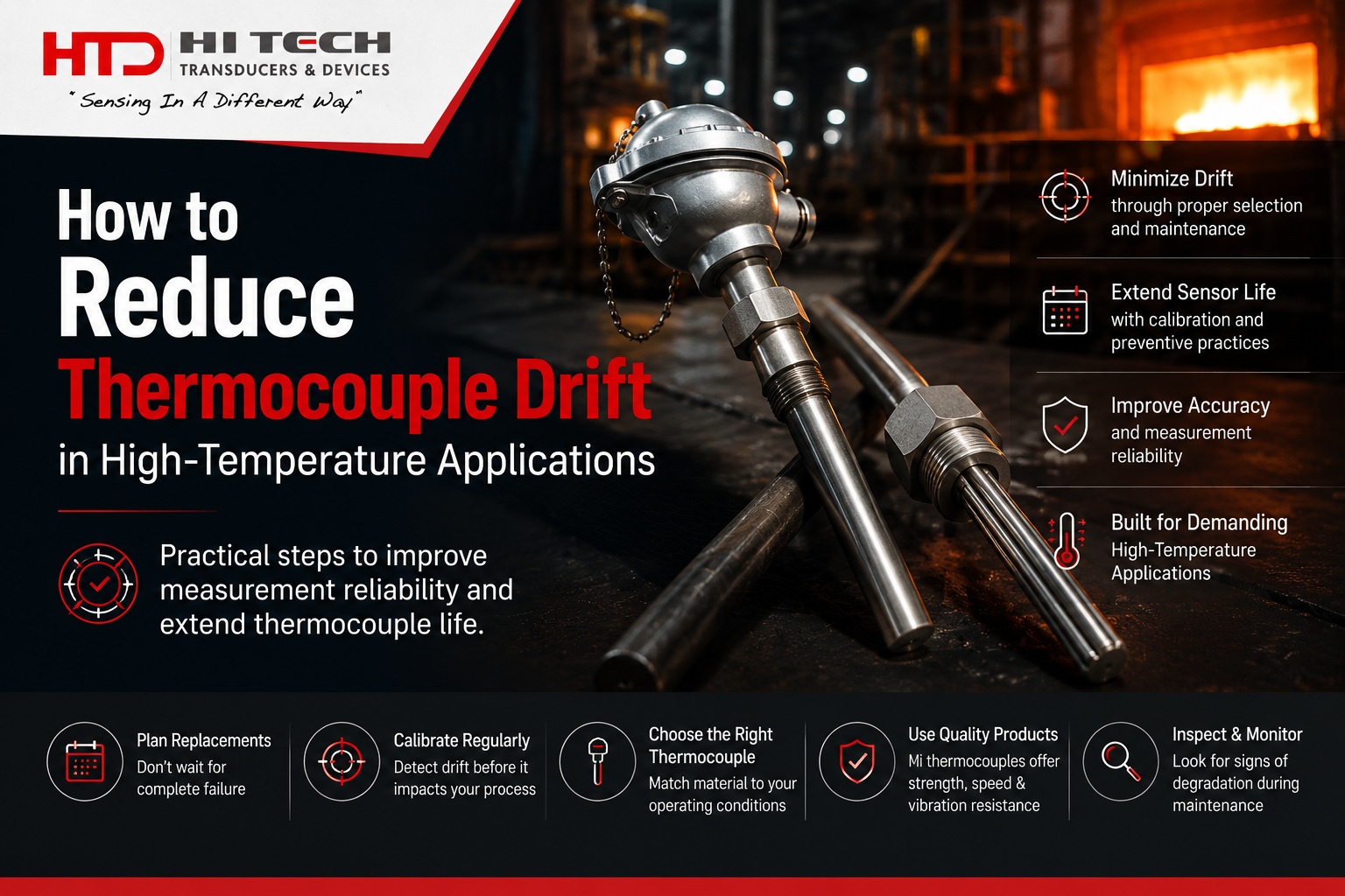 Solution for thermocouple drift